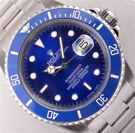 rolex submariner blu acciaio|2023 rolex submariner blue dial.